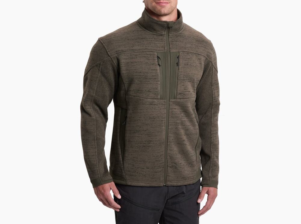 Kuhl Aktivator Fleece Full Zip Jacket Turkish Coffee Brown Men’s XL Outdoors